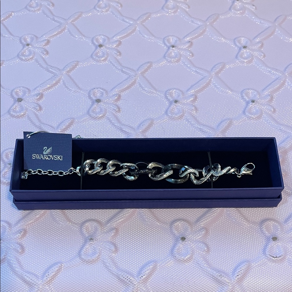 Swarovski Silver Montaigne Chain Bracelet